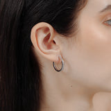 Tessa Cubic Hoops.