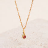 Birthstone Charm Pendant.