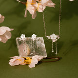 Cassia Gardenia Earrings | Made Different Co | Singapore Personalised Jewellery
