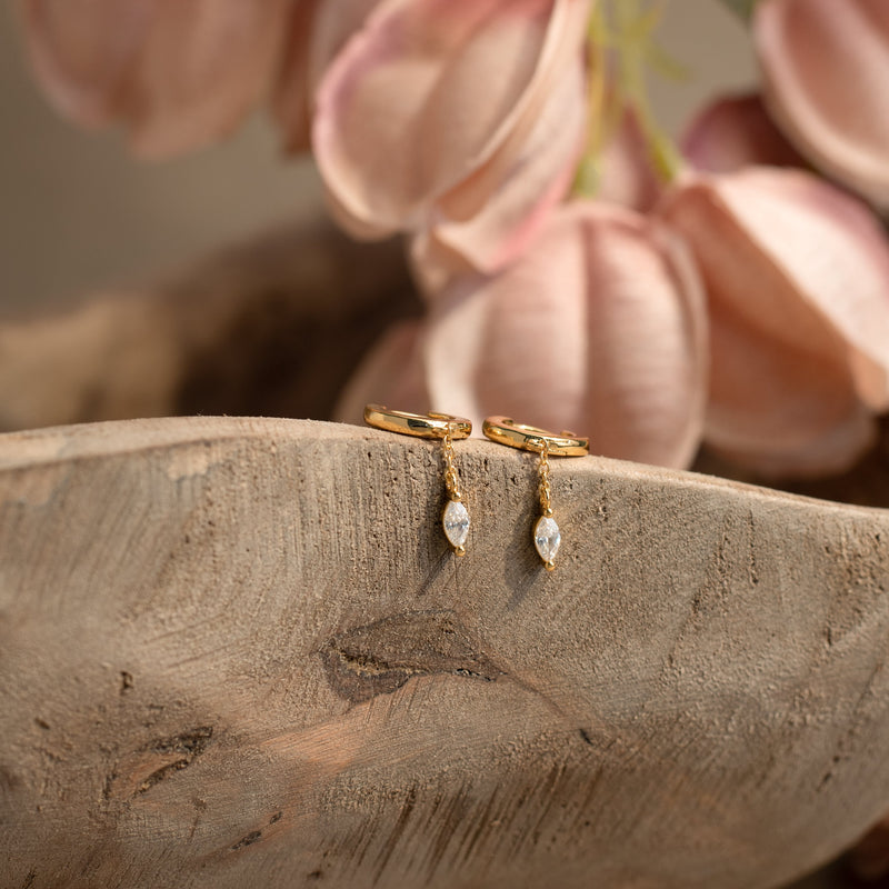 Quinn Marquise Earrings.