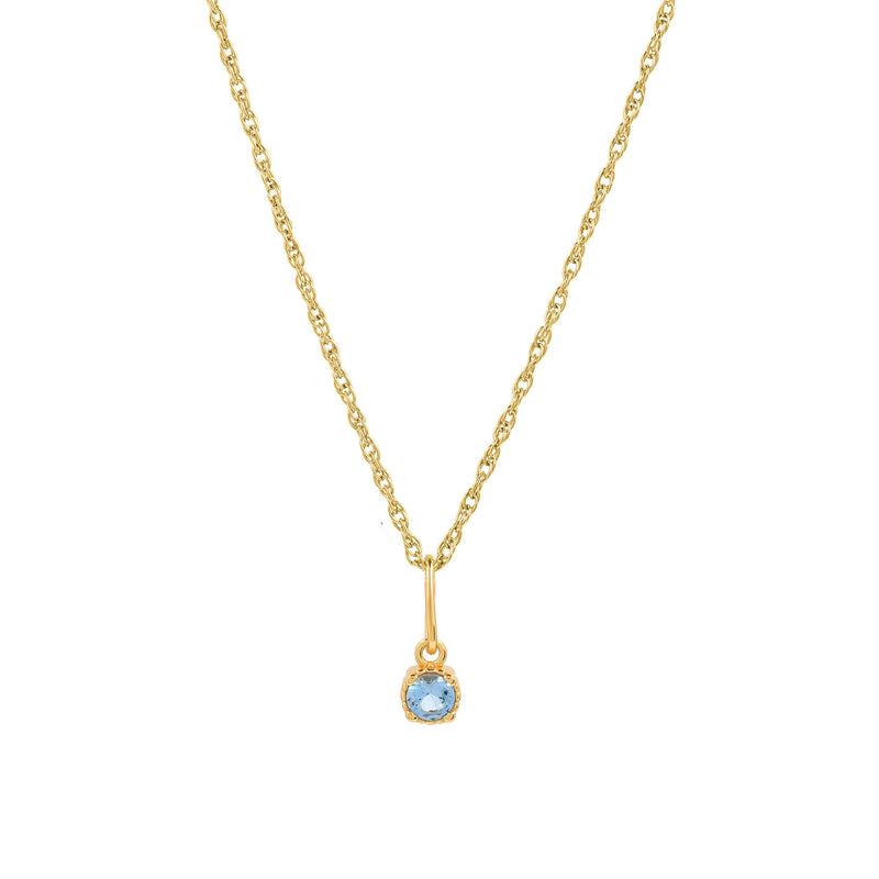 Birthstone Pendant Necklace.