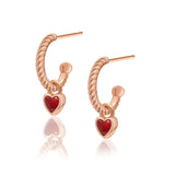 Emmi Love Earrings | Made Different Co | Singapore Personalised Jewellery
