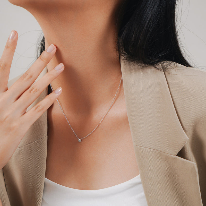 Beth Bezel Necklace