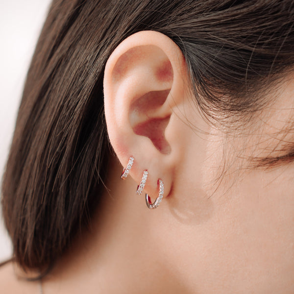 Cami Cubic Hoops | Made Different Co | Singapore Personalised Jewellery