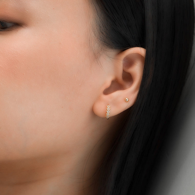 Kyla Cubic Hoops.