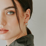 Glenda Studded Hoops Made Different Co.