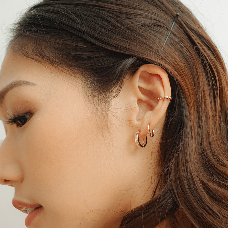 Rylie Baguette Hoops.