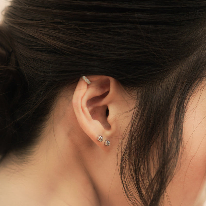Sadie Bezel Studs.