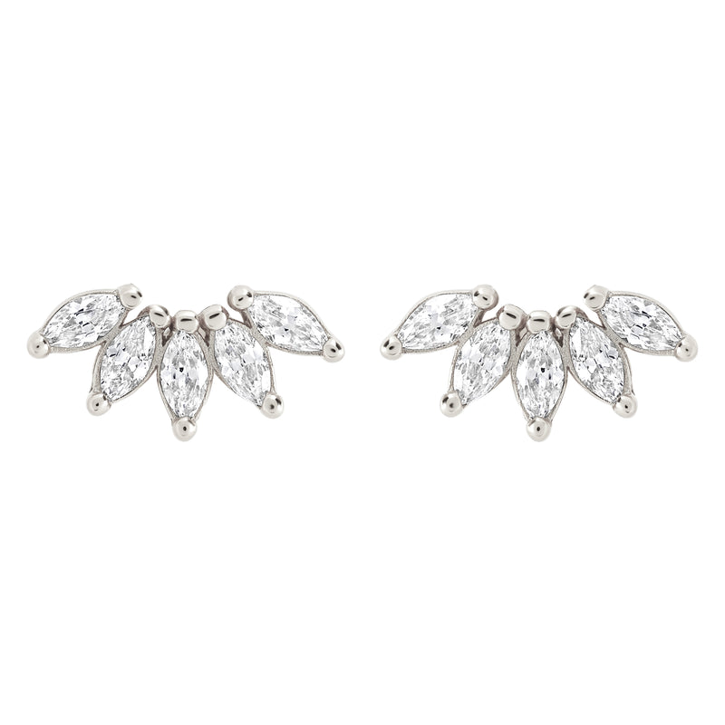 Octavia Marquise Studs Made Different Co.