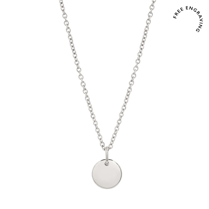 Mini Round Pendant Necklace Made Different Co.