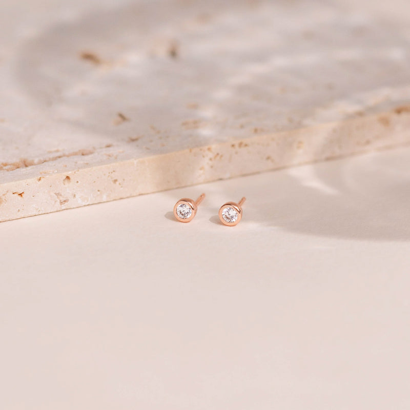 Sadie Bezel Studs.