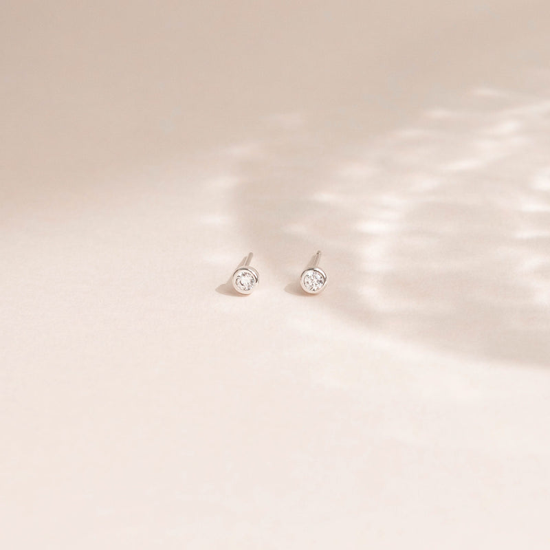 Sadie Bezel Studs.